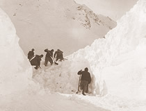 Valanga di neve